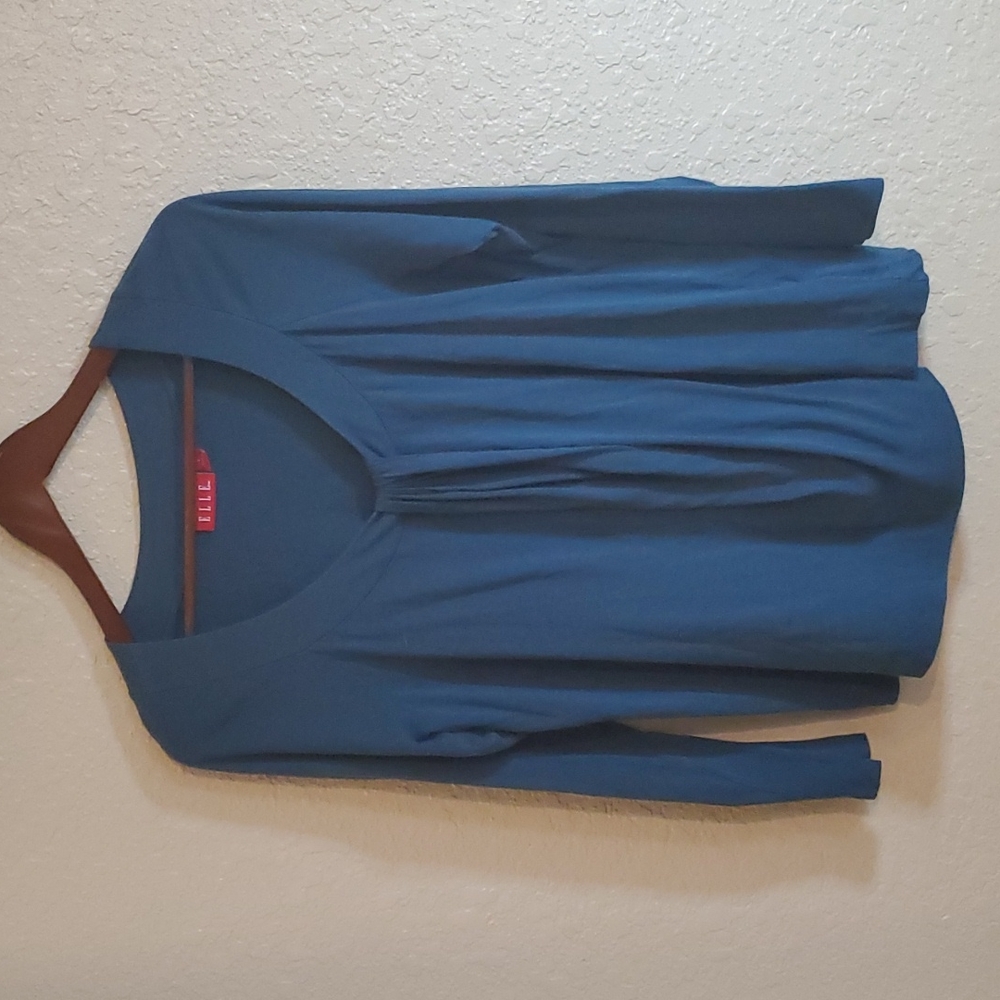 Elle Teal Long Sleeved Top